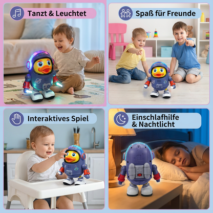 Tanzende Astronaut Ente