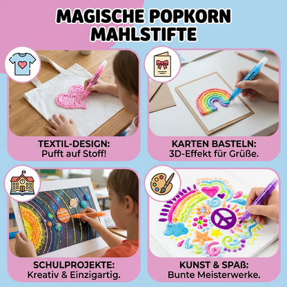 Magische Popkorn Mahlstifte