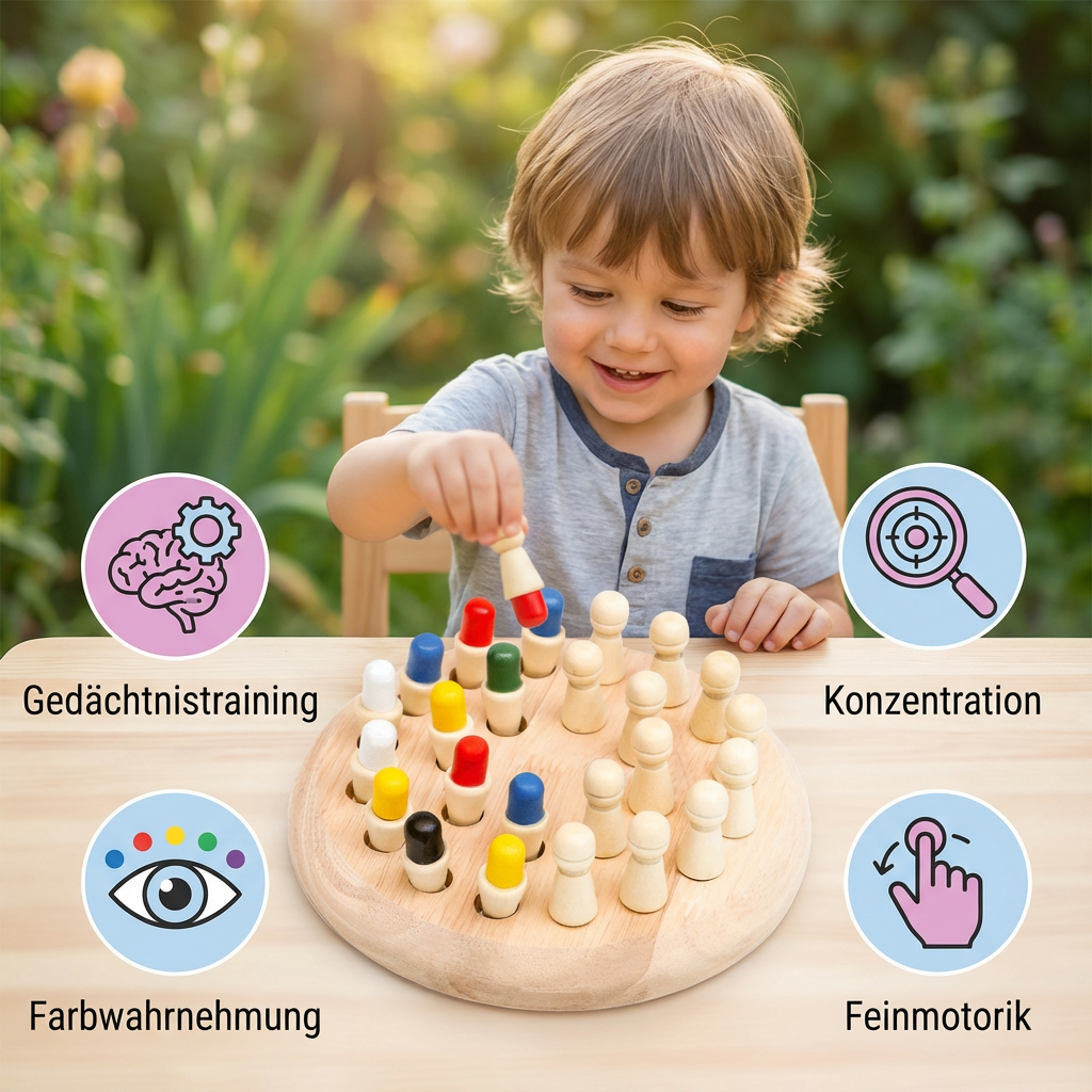 Pädagogisches Memory-Schachspiel