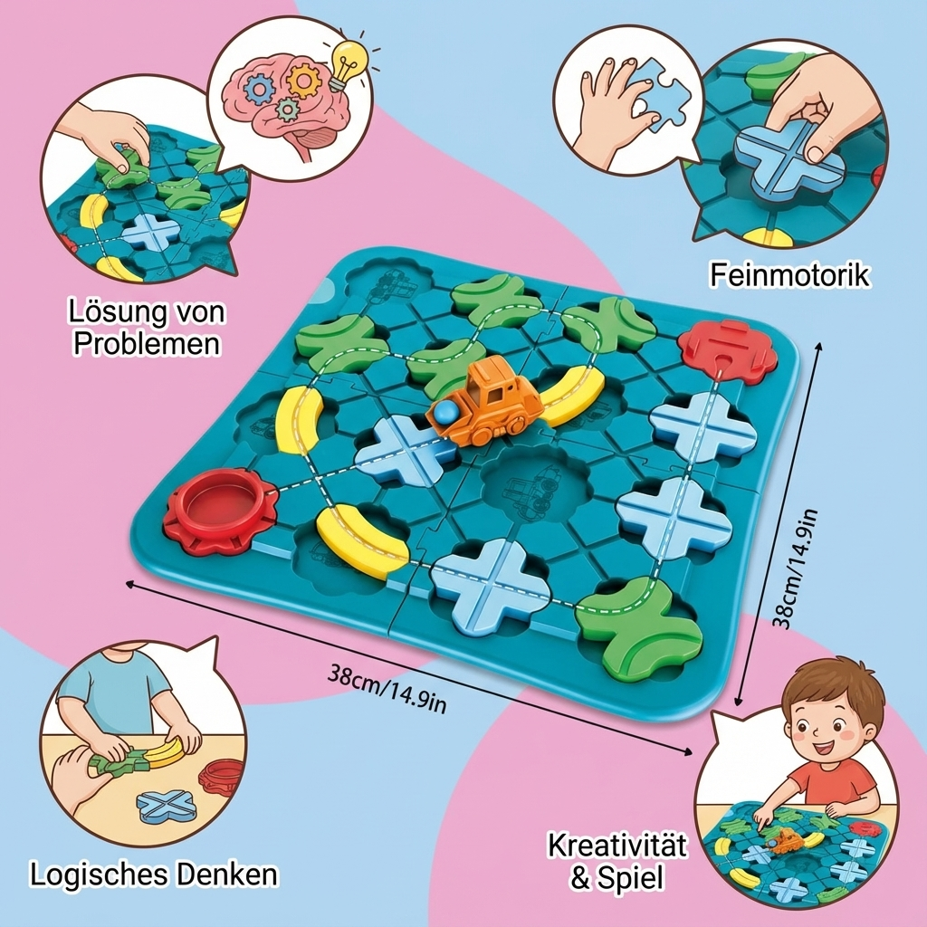 Montessori Straßen-Puzzle