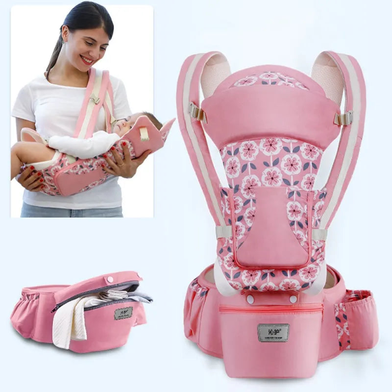 Komfortable Babytrage – Ergonomisches Tragetuch mit Verstaumöglichkeit