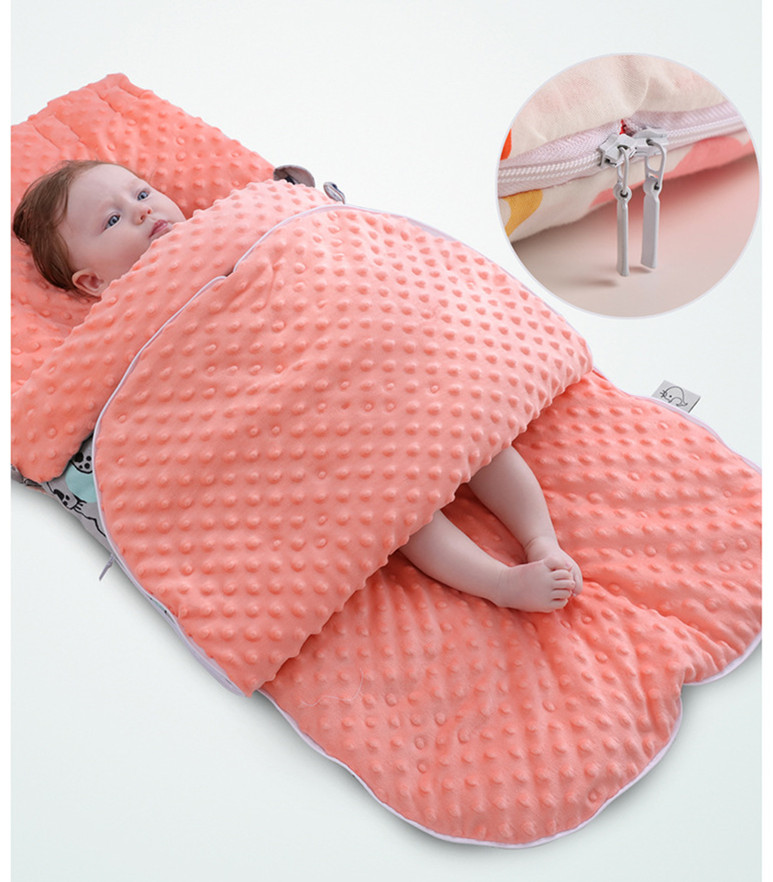 decke oder schlafsack für neugeborene Baby Schlafsack mit Kapuze – Minky Decke für Neugeborene – Wolkenschaukel