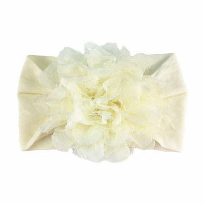 Baby Haarband mit Blume – Weiches Stirnband für Neugeborene & Kleinkinder