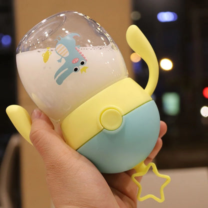 Baby Trinkflasche mit Griff – BPA-frei & Auslaufsicher mit Tiermotiv