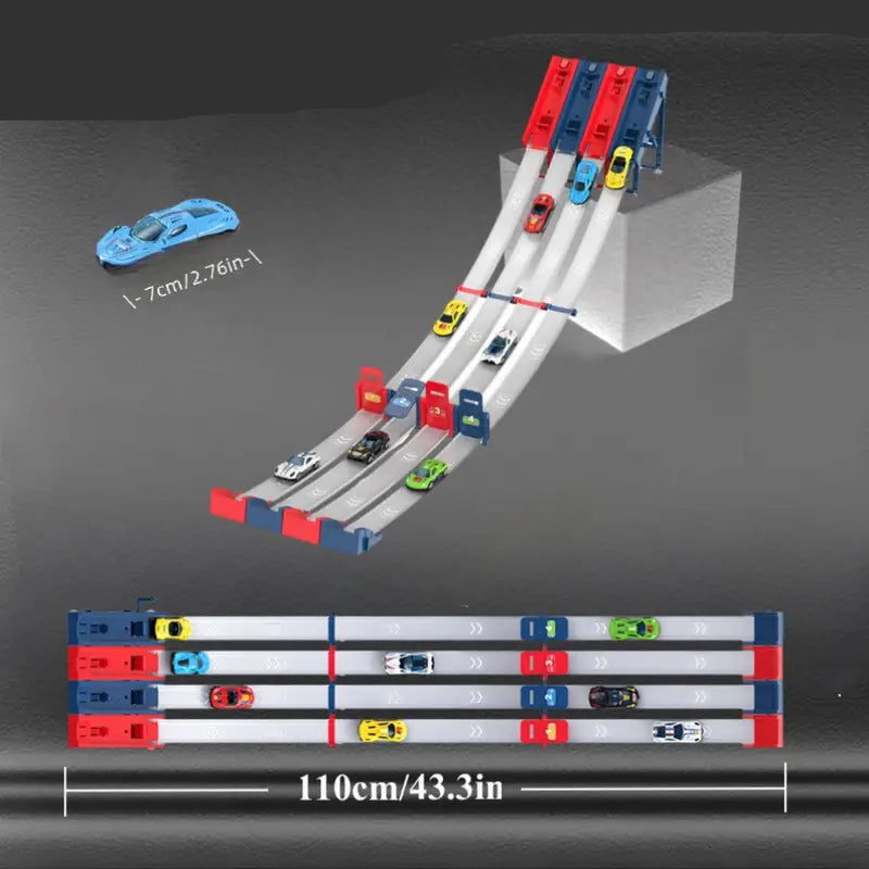 SprungTrack – Katapult-Rennbahn für Kinder
