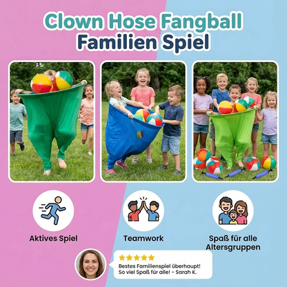 Clown Hose Fangball Familien Spiel