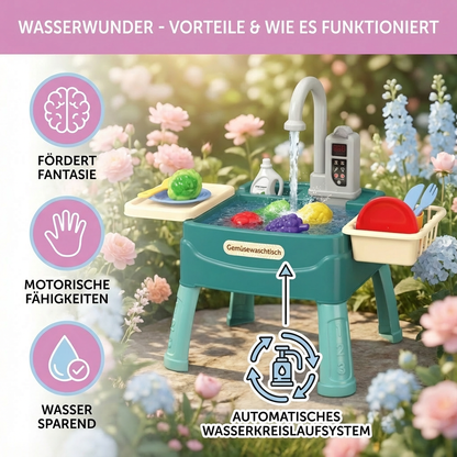WasserWunder - Spielküche mit Magischem Wasserhahn