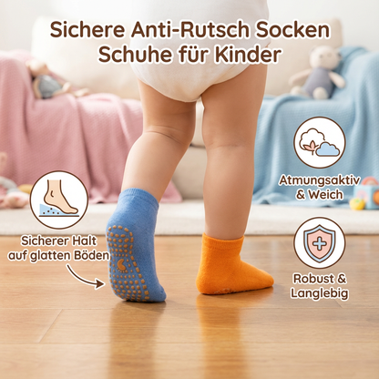 Sichere Anti-Rutsch Socken Schuhe für Kinder