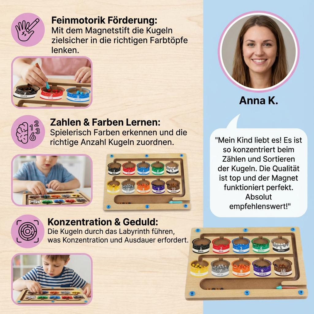 Montessori Magnetlabyrinth