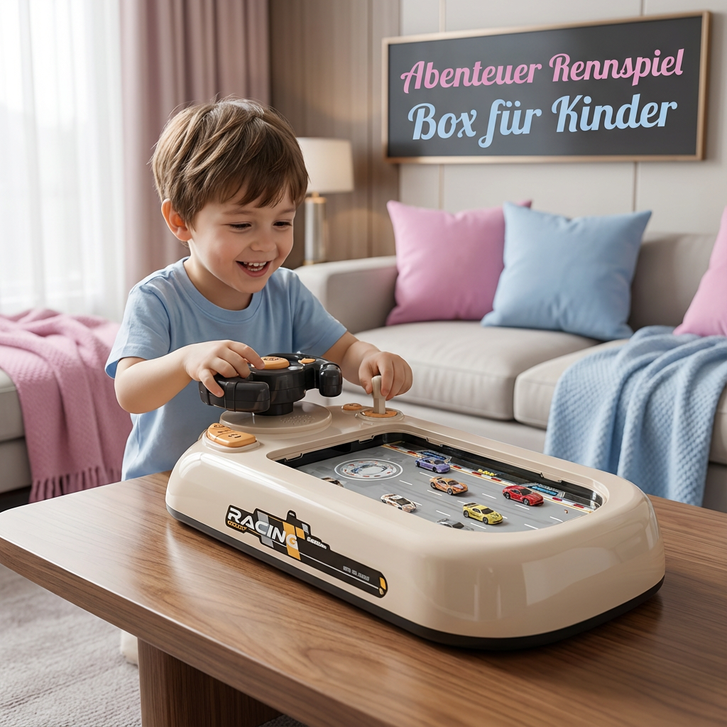 Abenteuer Rennspiel Box für Kinder