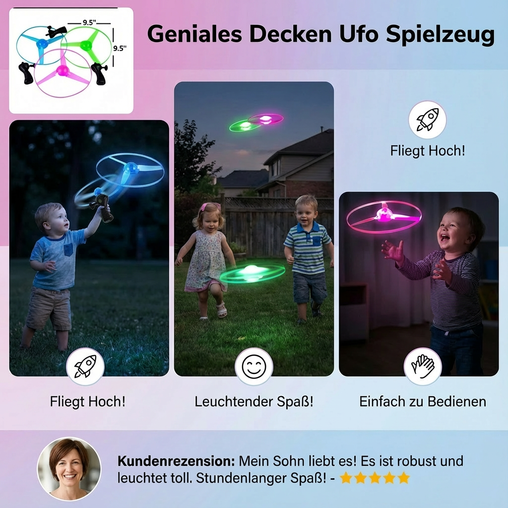 Geniales Decken Ufo Spielzeug