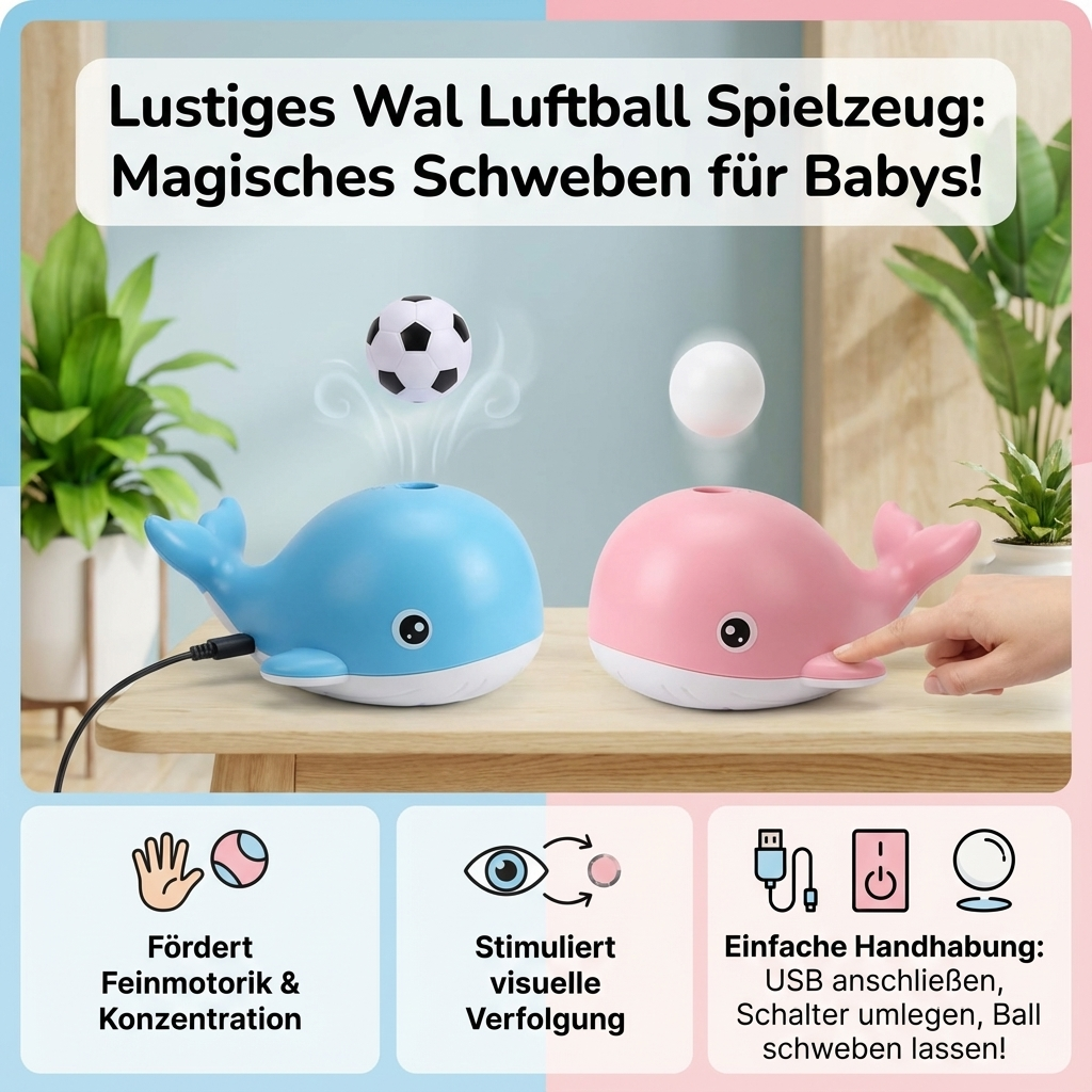 Lustiges Wal Luftball Spielzeug
