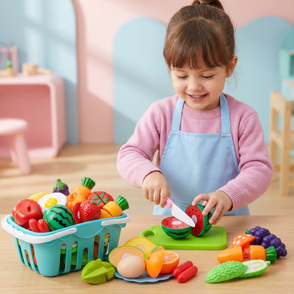 Obst und Gemüse Schneide Spielset