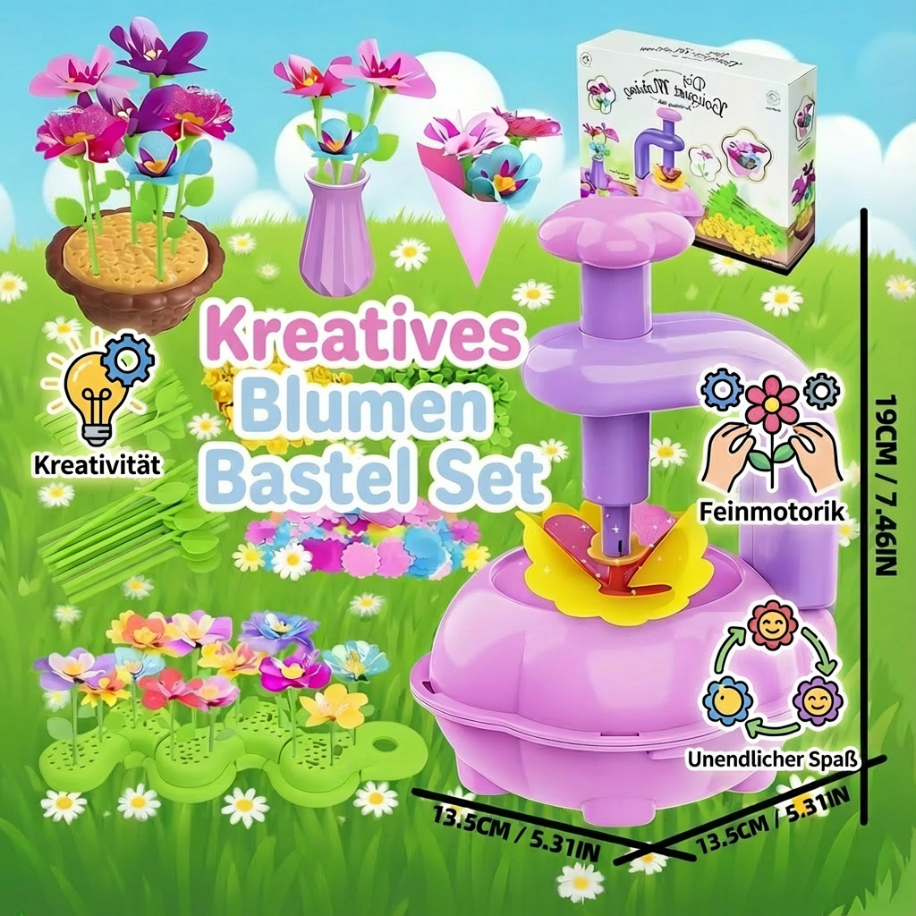 Kreatives Blumen Bastel Set