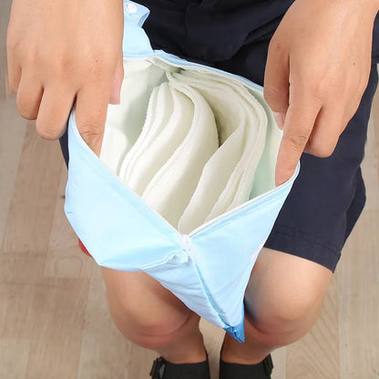 Wasserdichte Windeltasche mit Reißverschluss – Wetbag für Kinderwagen