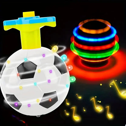 Leuchtender LED Fußball Kreisel