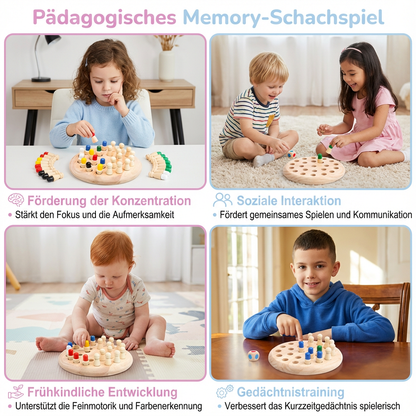 Pädagogisches Memory-Schachspiel