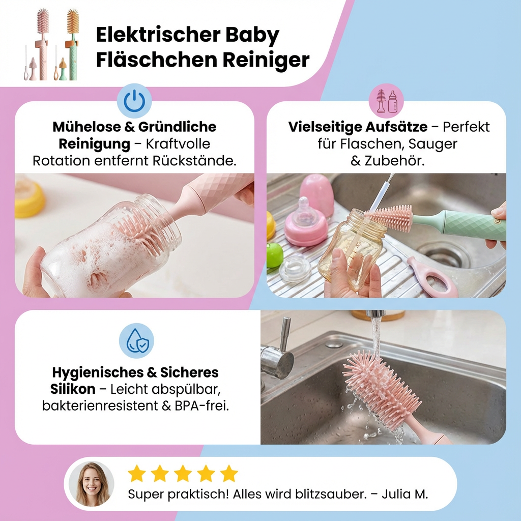 Elektrischer Baby Fläschchen Reiniger