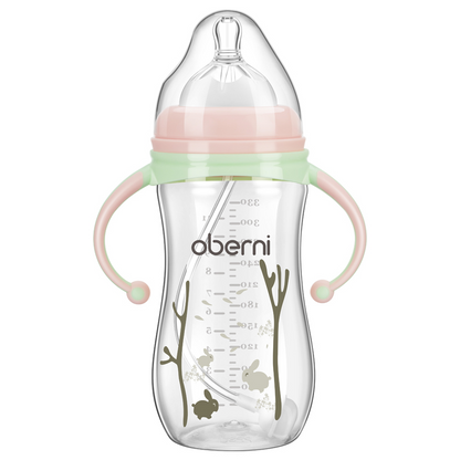 Babyflasche mit Griff – Weithalsflasche für Neugeborene