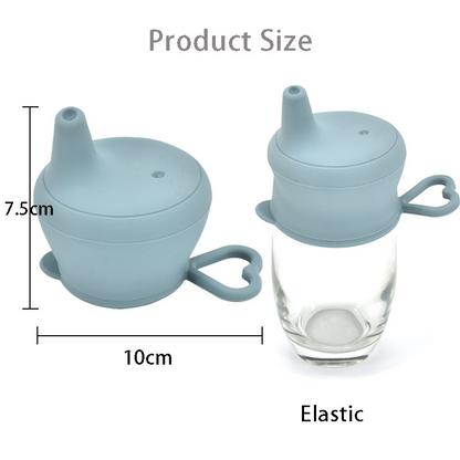 Silikon Trinkaufsatz für Kinder – Universaler Sippy Cup Deckel mit Auslaufschutz
