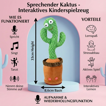 Sprechender Kaktus - Interaktives Kinderspielzeug
