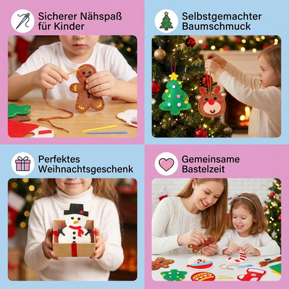 Sicheres Filz Weihnachts Set zum Selber Nähen