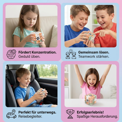 3D Labyrinth Puzzle Würfel