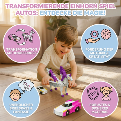 Transformierende Einhorn Spiel Autos