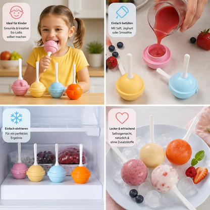 Lollipop Eisform zum selber machen im 4er Pack