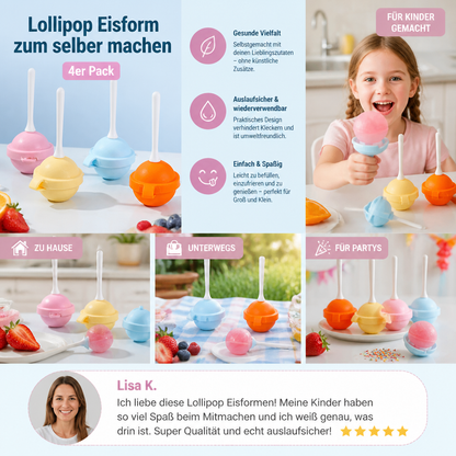Lollipop Eisform zum selber machen im 4er Pack