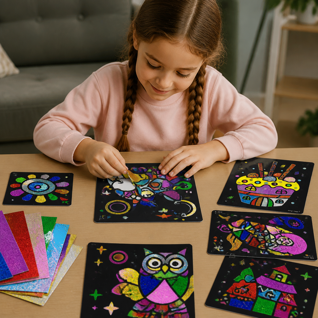DIY-Folienkunst-Bastelset für Kinder