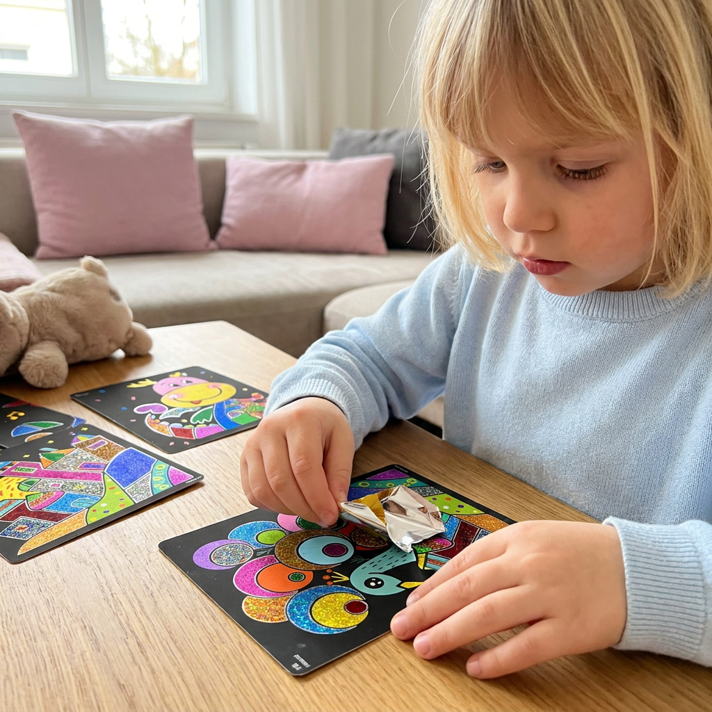 DIY-Folienkunst-Bastelset für Kinder