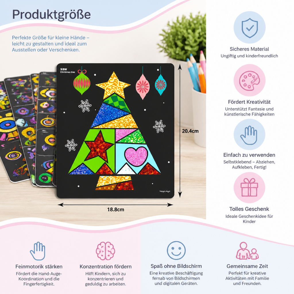 DIY-Folienkunst-Bastelset für Kinder
