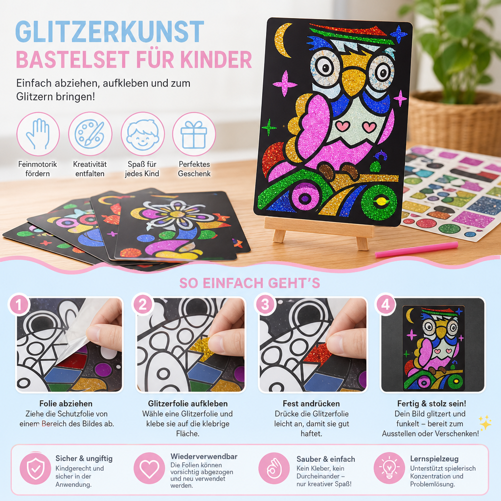 DIY-Folienkunst-Bastelset für Kinder