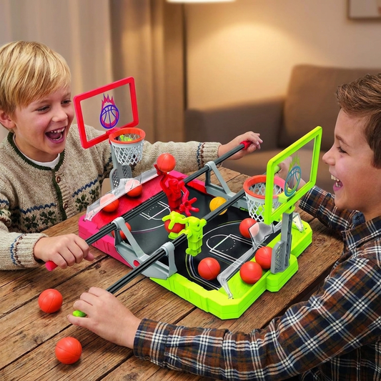 Mini-Basketball-Battle-Spiel – Tischbasketball-Herausforderung für 2 Spieler