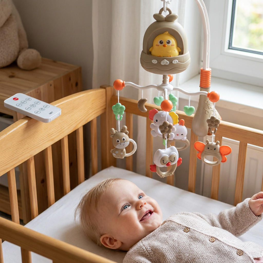 Mobile Spielzeug für Babybett & Wickeltisch