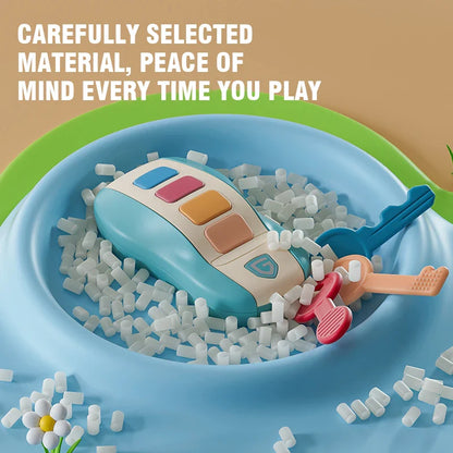 Melodische Fahrt – Musikalisches Spielzeug-Auto mit Tasten und Soundeffekten für Babys