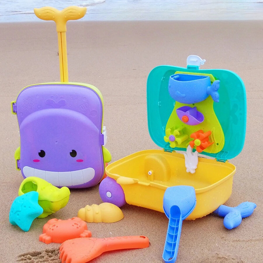 SandTrolley - All-in-One-Strandspielzeug für Kinder