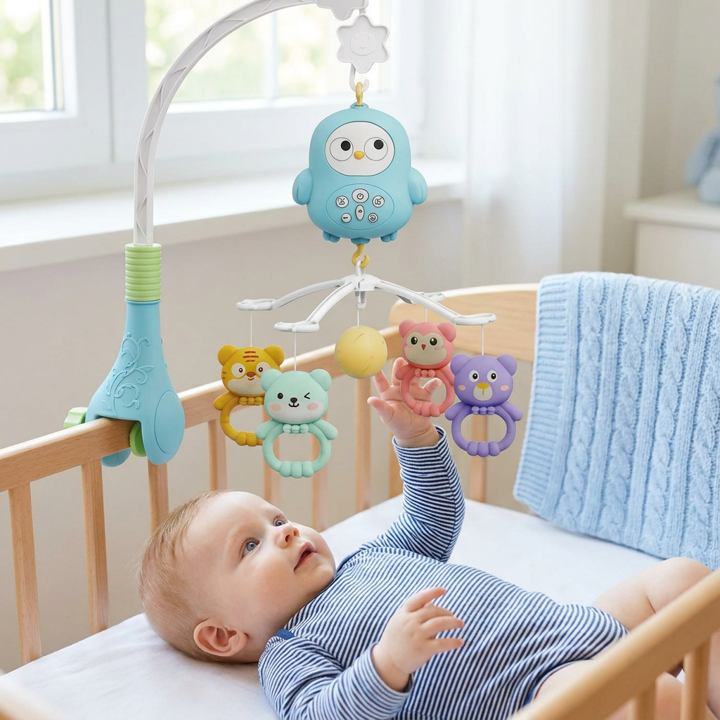 Mobile Spielzeug für Babybett & Wickeltisch