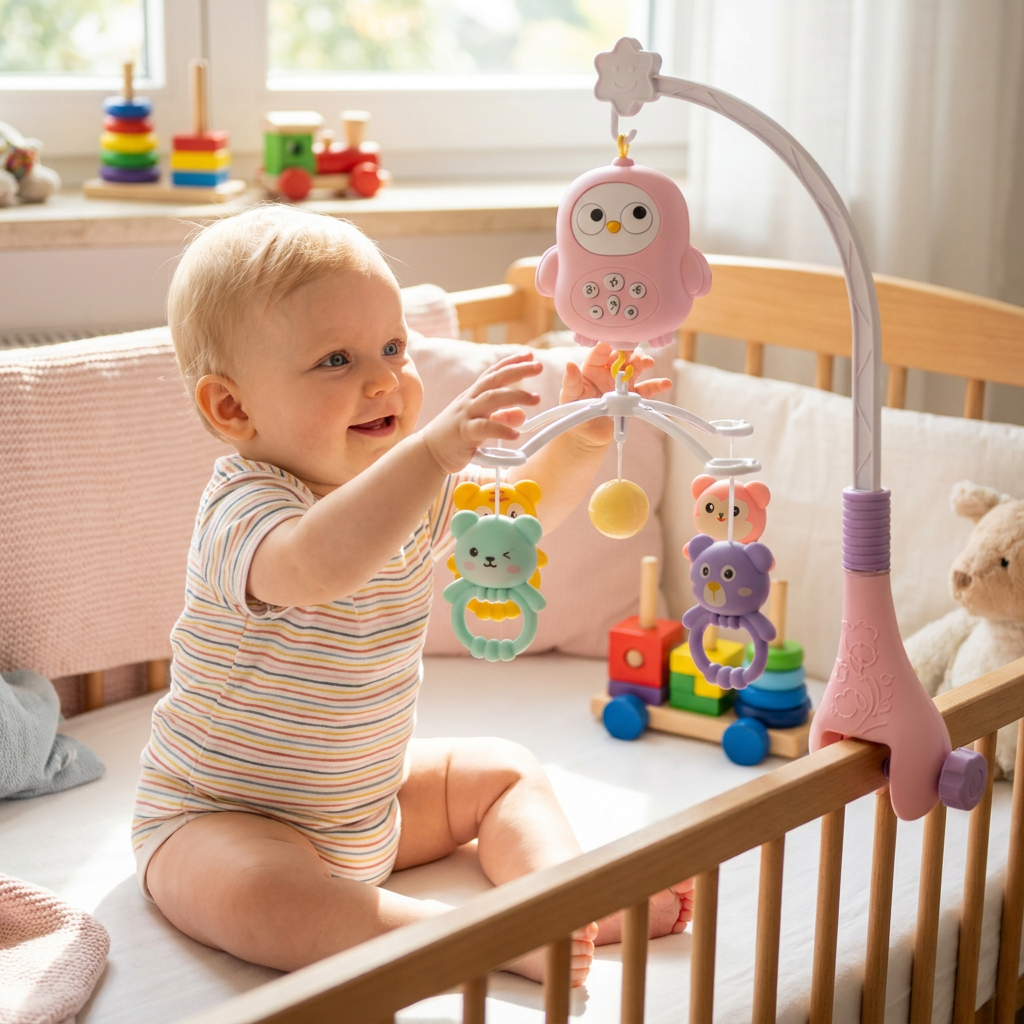 Mobile Spielzeug für Babybett & Wickeltisch