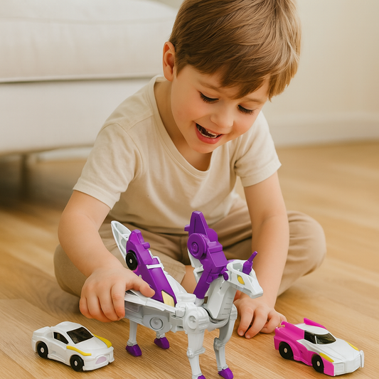 Transformierende Einhorn Spiel Autos