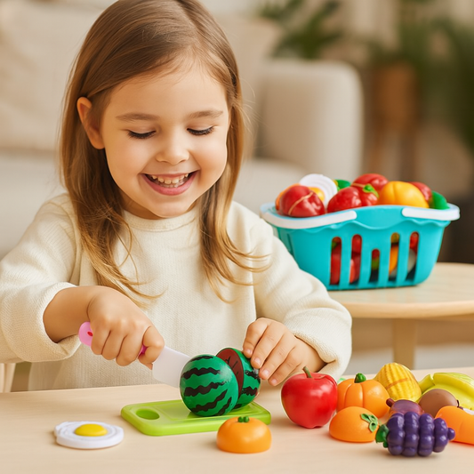 Obst und Gemüse Schneide Spielset