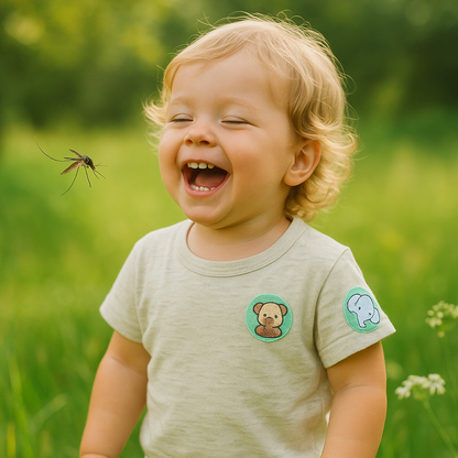 Natürliche Aufkleber zum Schutz vor Mücken für Kinder und Babies (100 Stück)