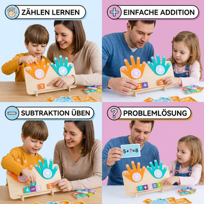 Montessori Zahlen Lernspielzeug – Holz Finger Tracing Board für Kinder