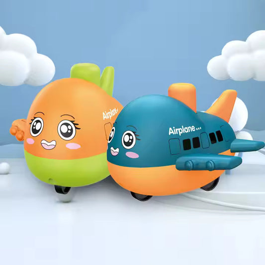 Drück & Fahr – Lustiges Spielzeug-Flugzeug