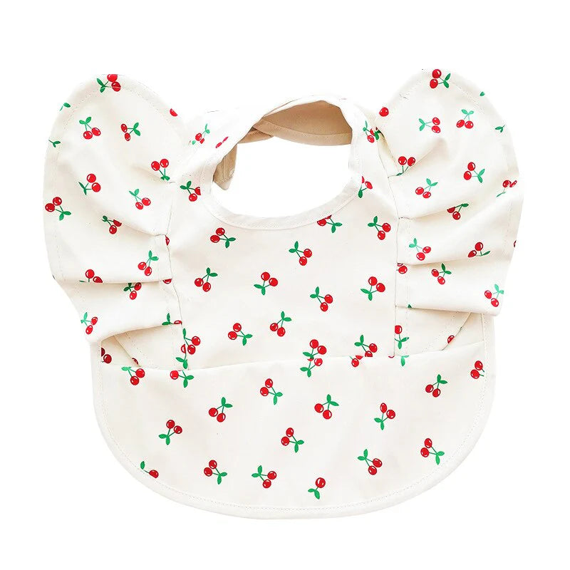 Baby Lätzchen mit Ärmeln – Wasserdichtes Esslatz mit Auffangtasche