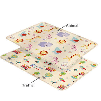 Faltbare Baby-Spielmatte mit buntem Design