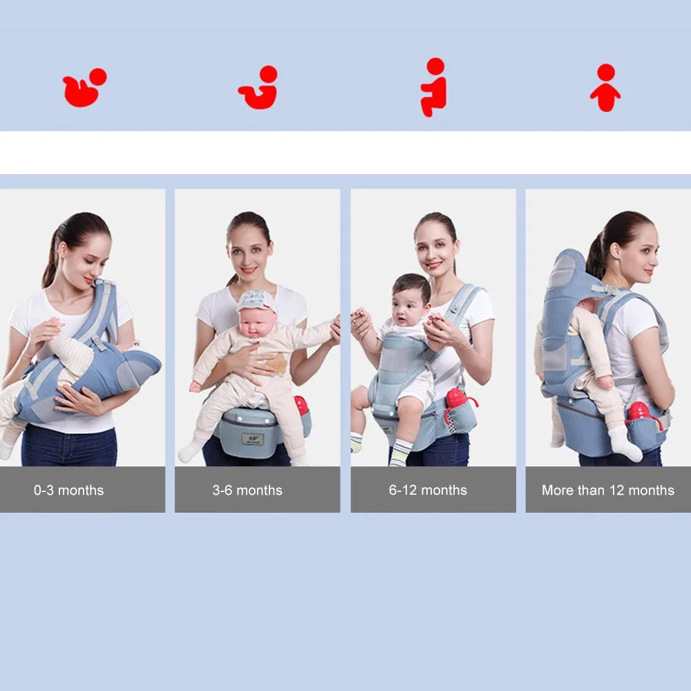 Komfortable Babytrage – Ergonomisches Tragetuch mit Verstaumöglichkeit