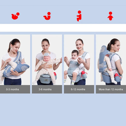 Komfortable Babytrage – Ergonomisches Tragetuch mit Verstaumöglichkeit