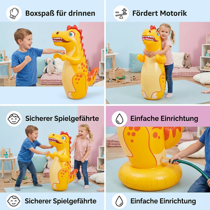 Aufblasbarer Kinder-Boxsack im Tierdesign mit befüllbarer Wasserbasis